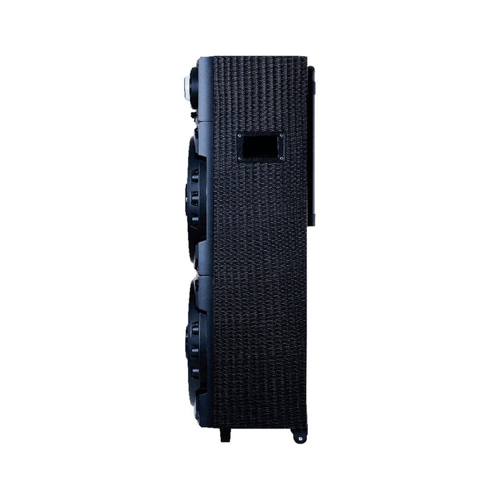 Caixa Amplificada Amvox Led Bluetooth USB MicroSD Auxiliar Rádio FM Bivolt 1000W ACA 1001 Turbo