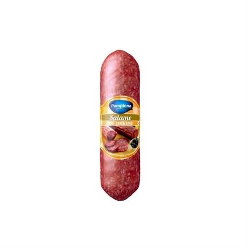Salame Milano Pamplona Peça 400 a 700g - Embalagem com 8 und. - Peso 3,3kg