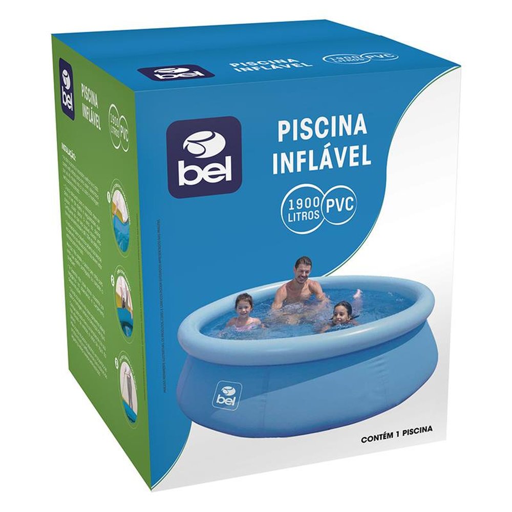 Piscina Inflável 1900 Litros Bel