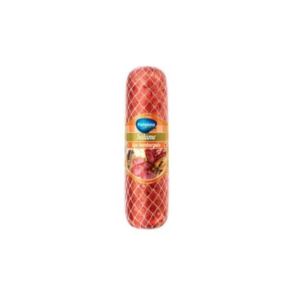 Salame Hamburgues Pamplona Peça 550 a 810g - Embalagem com 8 und. - Peso 5kg