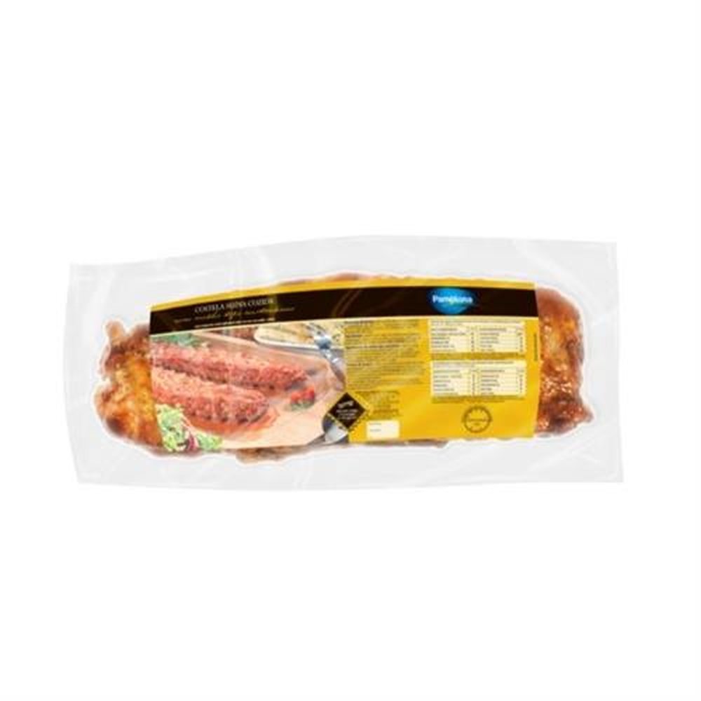 Costela Suína com Molho Australiano Resfriada 800g a 1,3kg Pamplona - Embalagem com 8 und. - Peso 7kg