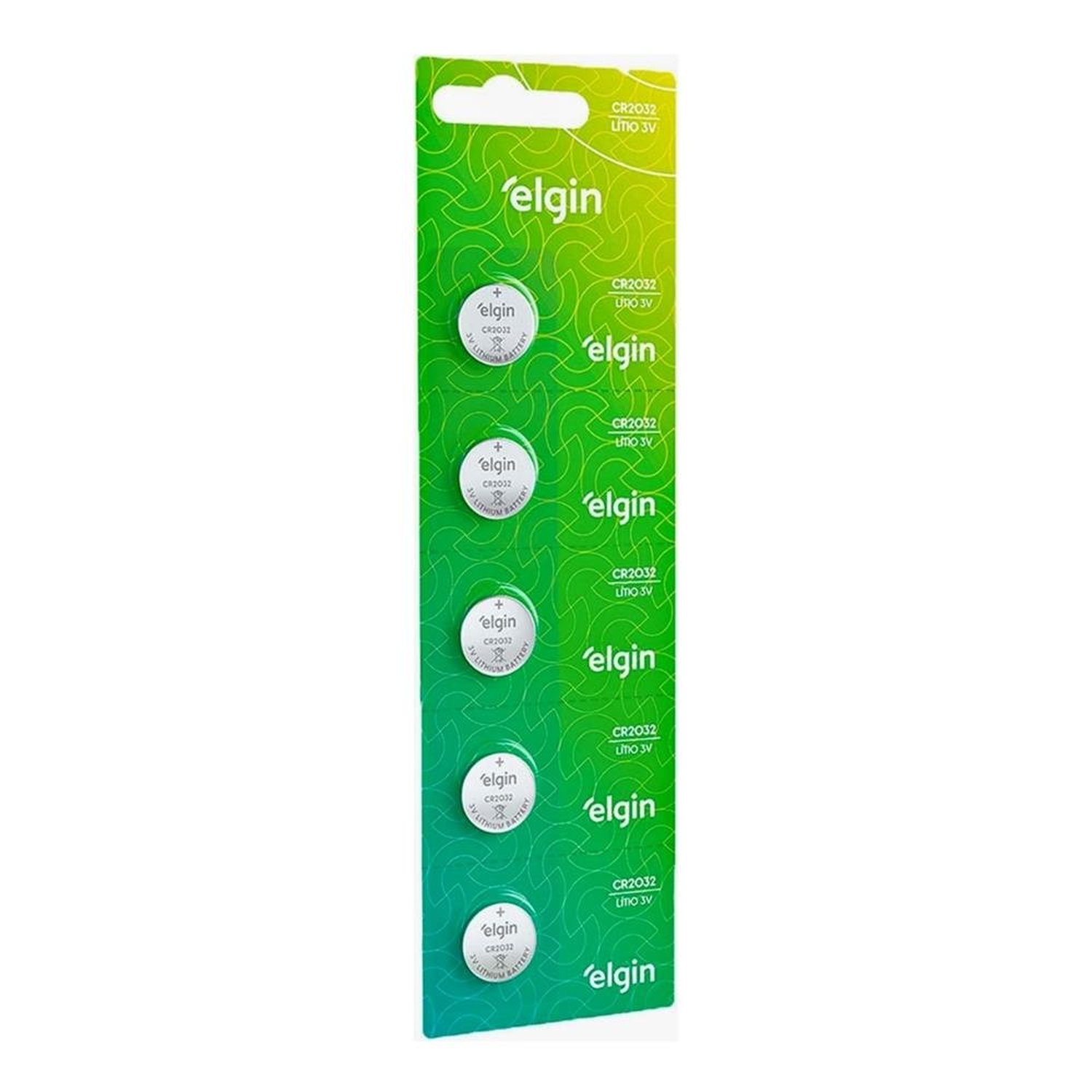 Bateria Elgin Litio 3V 2032 Blister 5 Un