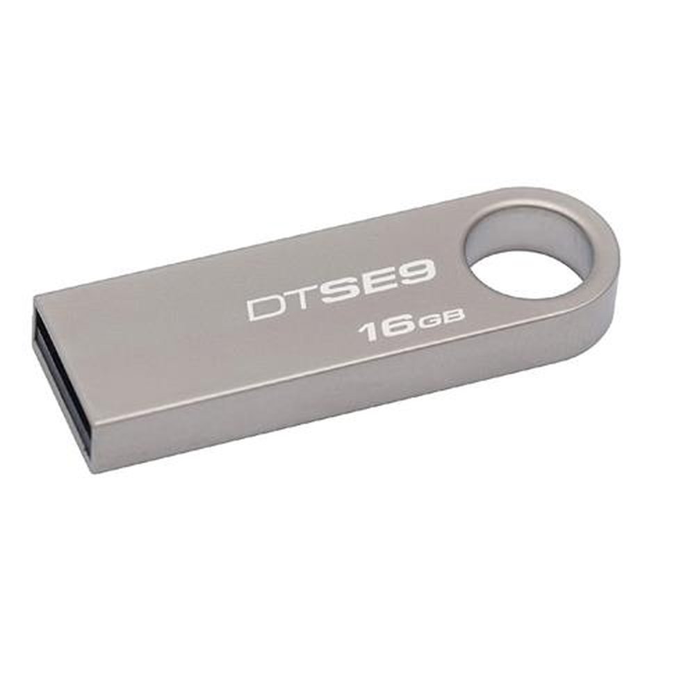 Pen Drive Datatraveler Se9 16gb Usb 2.0 Prata Kingston