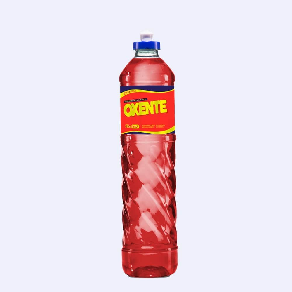 Detergente Lava Louças Oxente Maçã Caixa Com 24X500ml