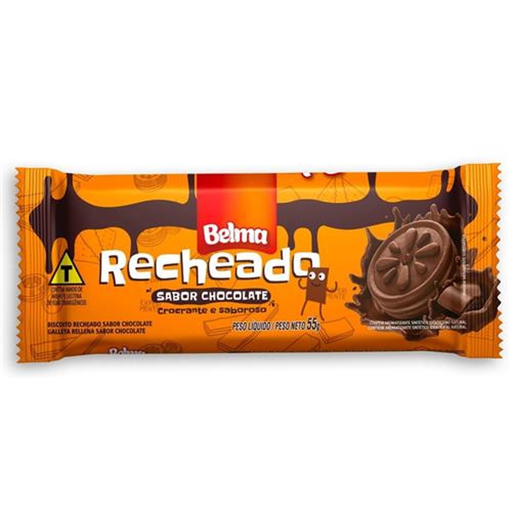 Recheado Lanchinho Belma Chocolate 55g