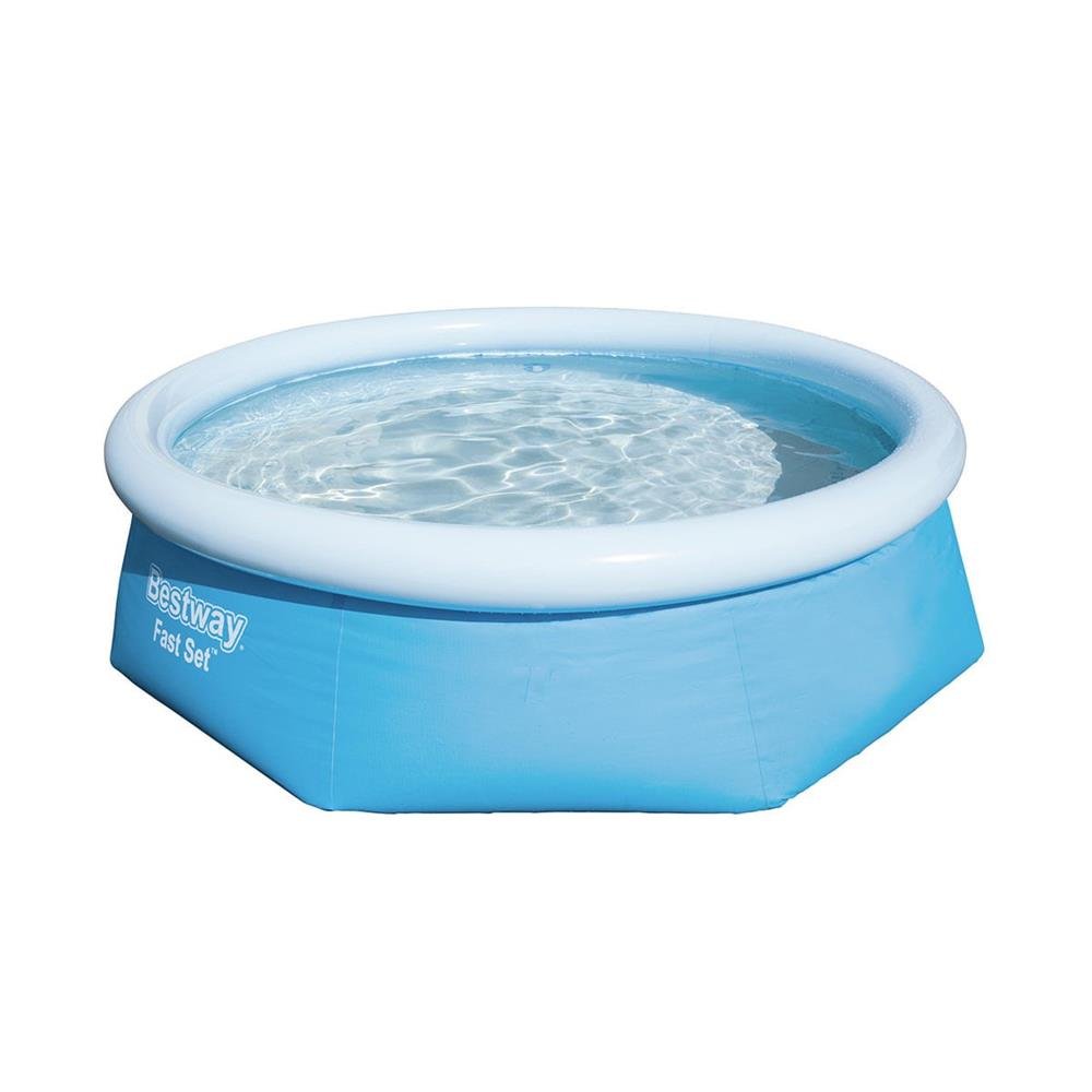 Piscina Inflável Bestway 2.300 Litros 2,44 m x 66 cm Fast Set Azul