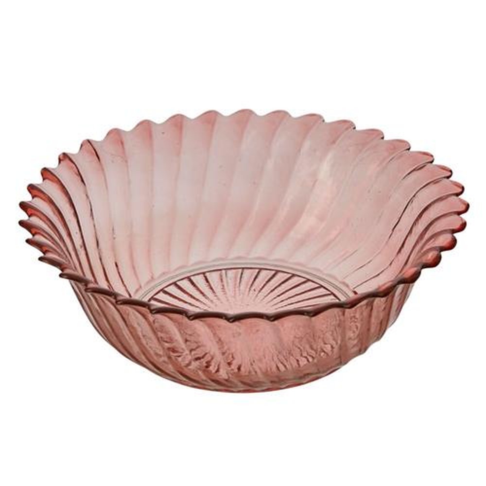 Centro de Mesa de Vidro Califórnia Rosê Vitazza