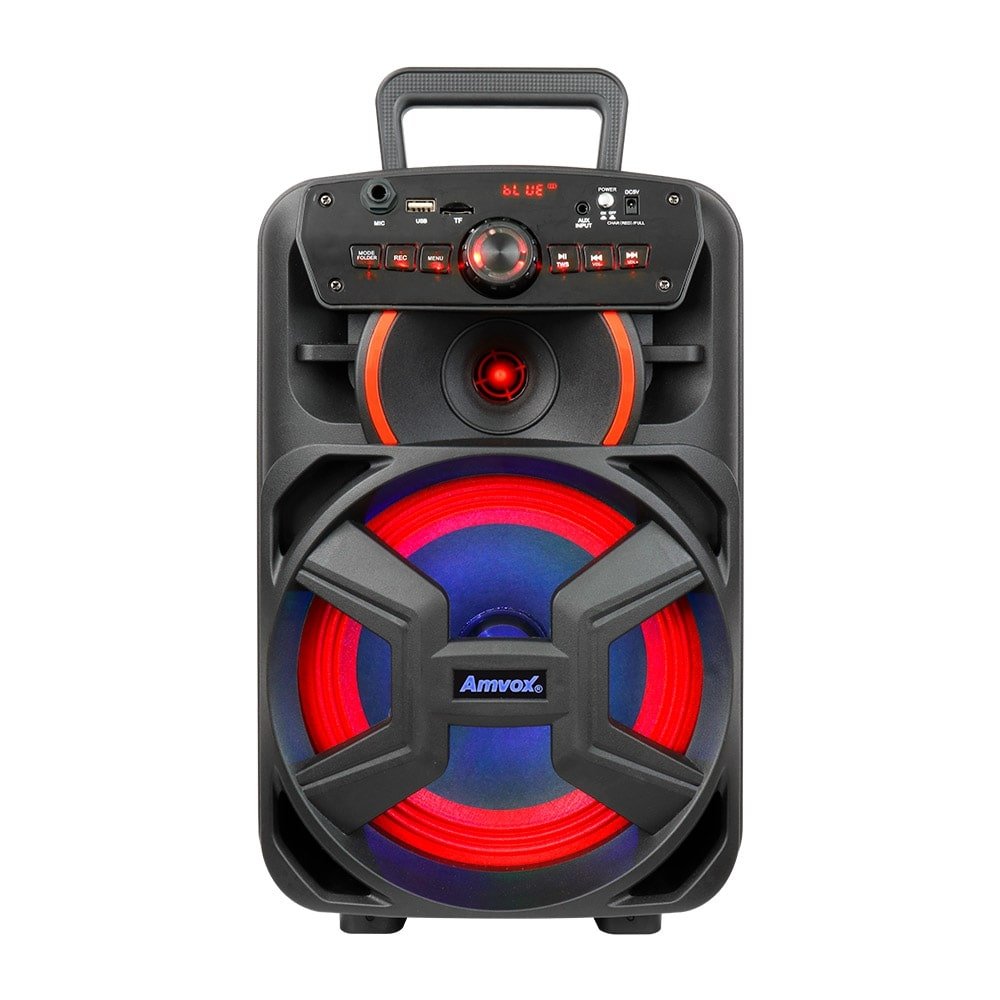 Caixa de Som Amplificada Amvox ACA221 Gigante, UBS, SD, Bluetooth, 220W, Bivolt