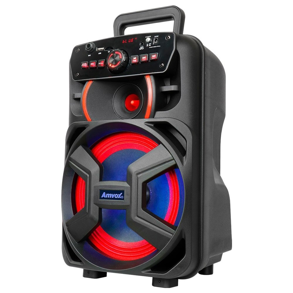 Caixa de Som Amplificada Amvox ACA221 Gigante, UBS, SD, Bluetooth, 220W, Bivolt