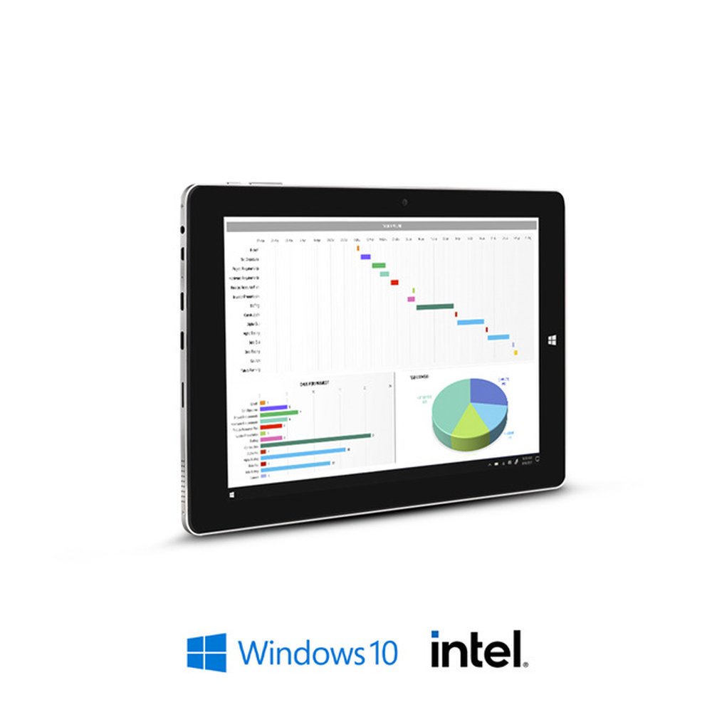 Tablet Pense Bem TEC TOY CPU Intel Tela FHD 10" Windows 10 128GB