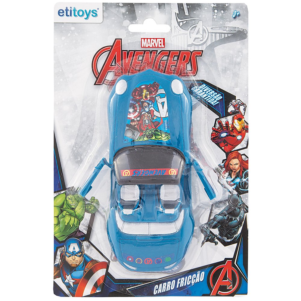 Carro Friccao Abre Porta Avengers - Etitoys