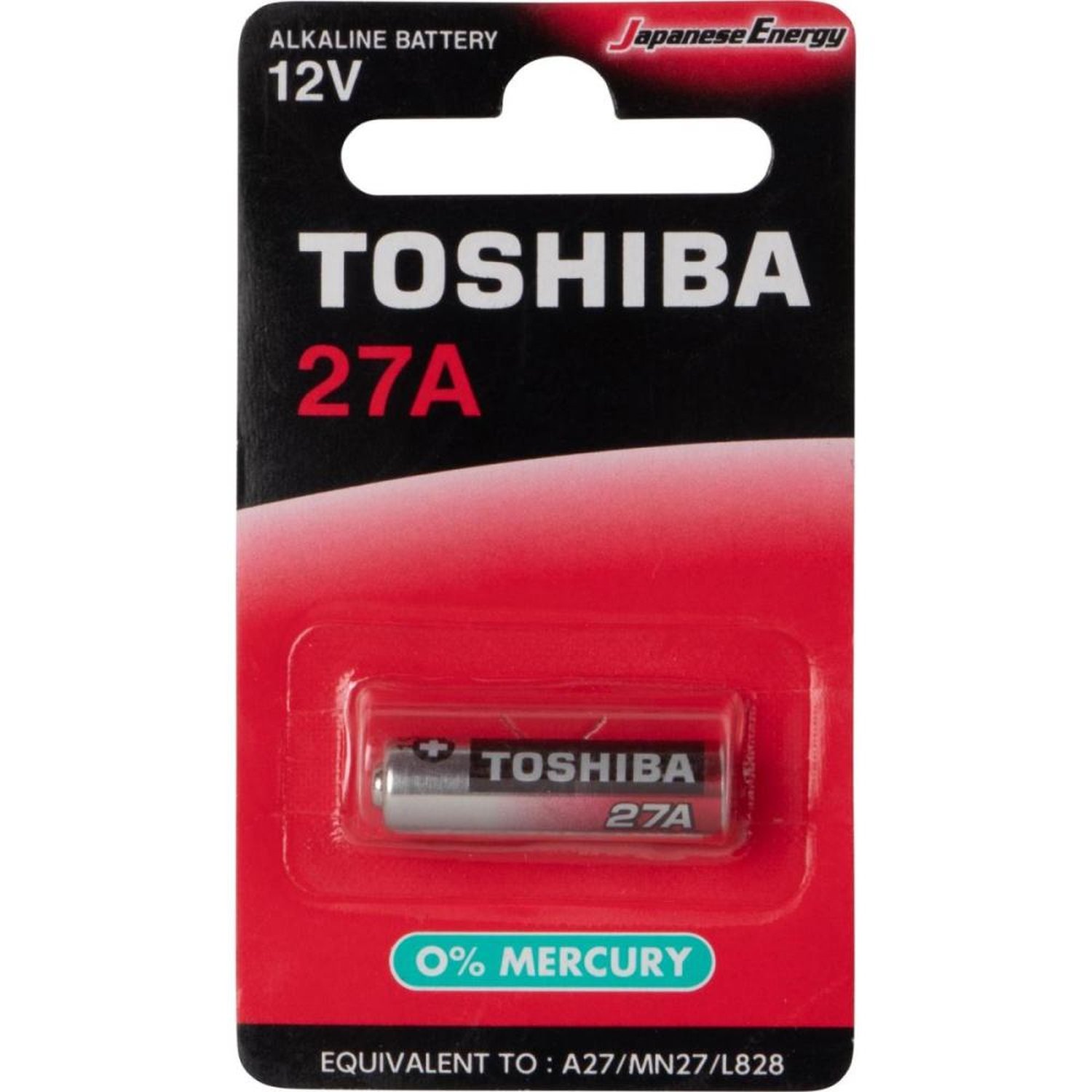 Pilha Alcalina 12V 27A (C/1 Pilha) Toshiba.