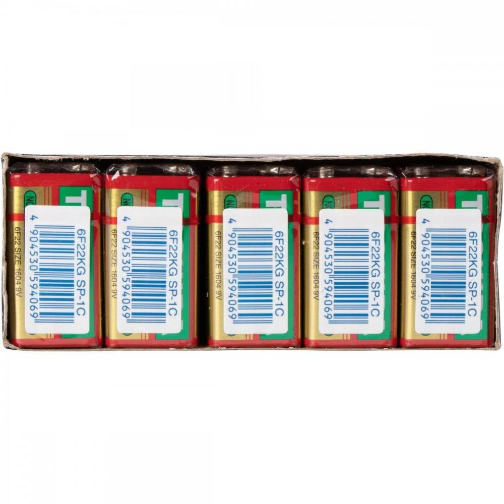 Bateria 9v 6f22kg Sp Toshiba - Caixa com 10 unidades