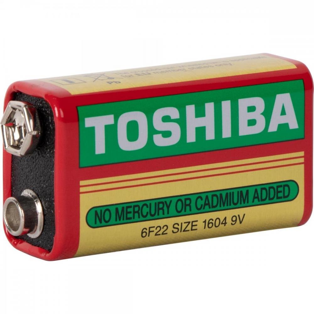 Bateria 9v 6f22kg Sp Toshiba - Caixa com 10 unidades