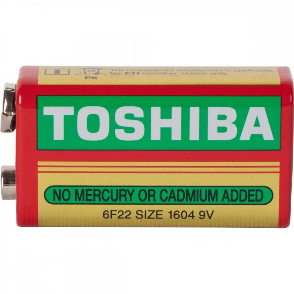 Bateria 9v 6f22kg Sp Toshiba - Caixa com 10 unidades