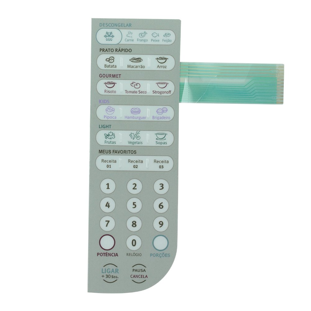 Teclado Membrana Compativel Electrolux - Mef 41 Marca ChipSCE