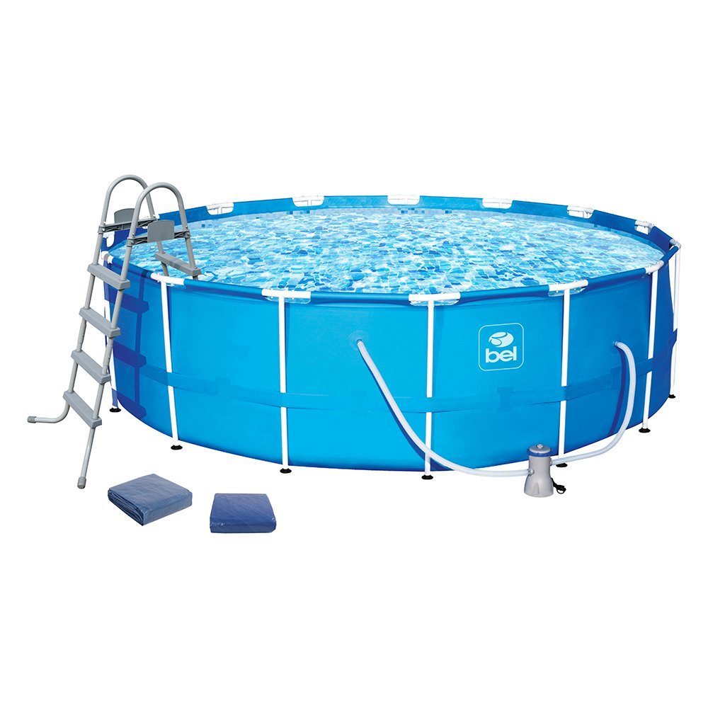 Piscina de Armação 16000 Litros + Cobertura + Lona + Escada + Filtro ...