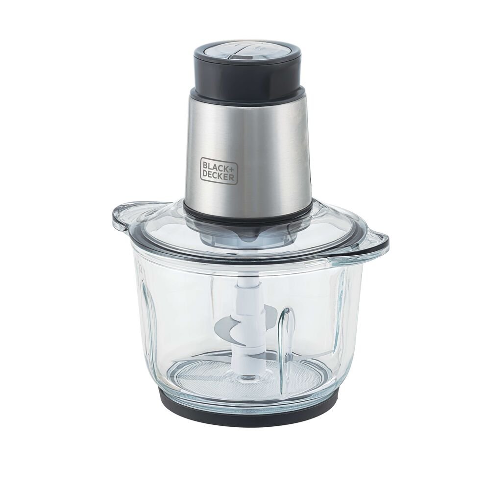 Mini Processador Tigela Vidro 300W Black+Decker MP300GB2 220V