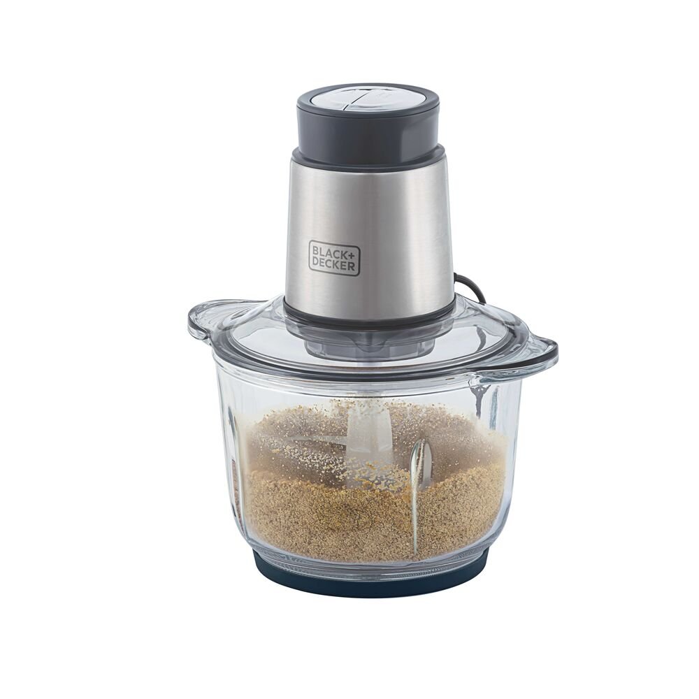 Mini Processador Tigela Vidro 300W Black+Decker MP300GB2 220V