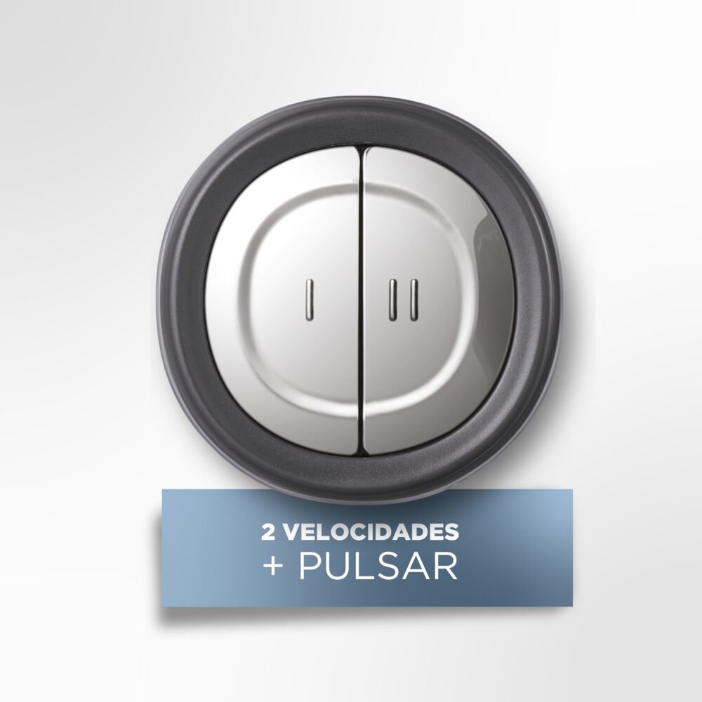 Mini Processador Tigela Vidro 300W Black+Decker MP300GB2 220V