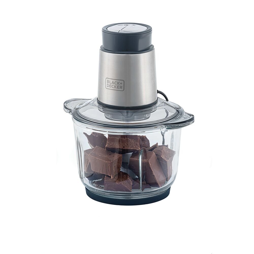 Mini Processador Tigela Vidro 300W Black+Decker MP300GB2 220V