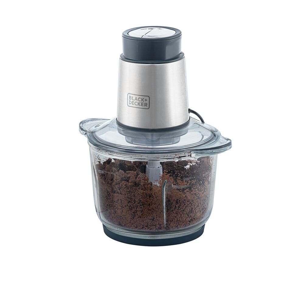 Mini Processador Tigela Vidro 300W Black+Decker MP300GB2 220V