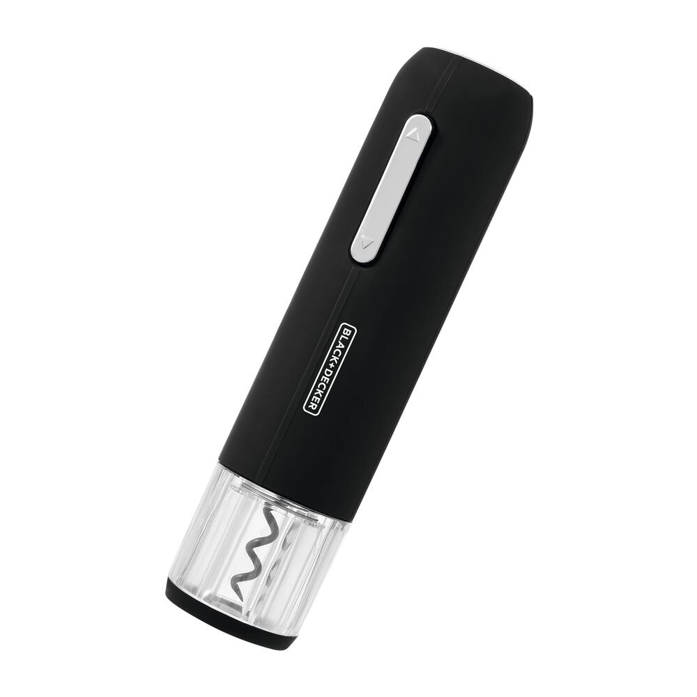 Kit Abridor de Vinho Recarregável com entrada Usb e Com Preservador Black+Decker W20BR