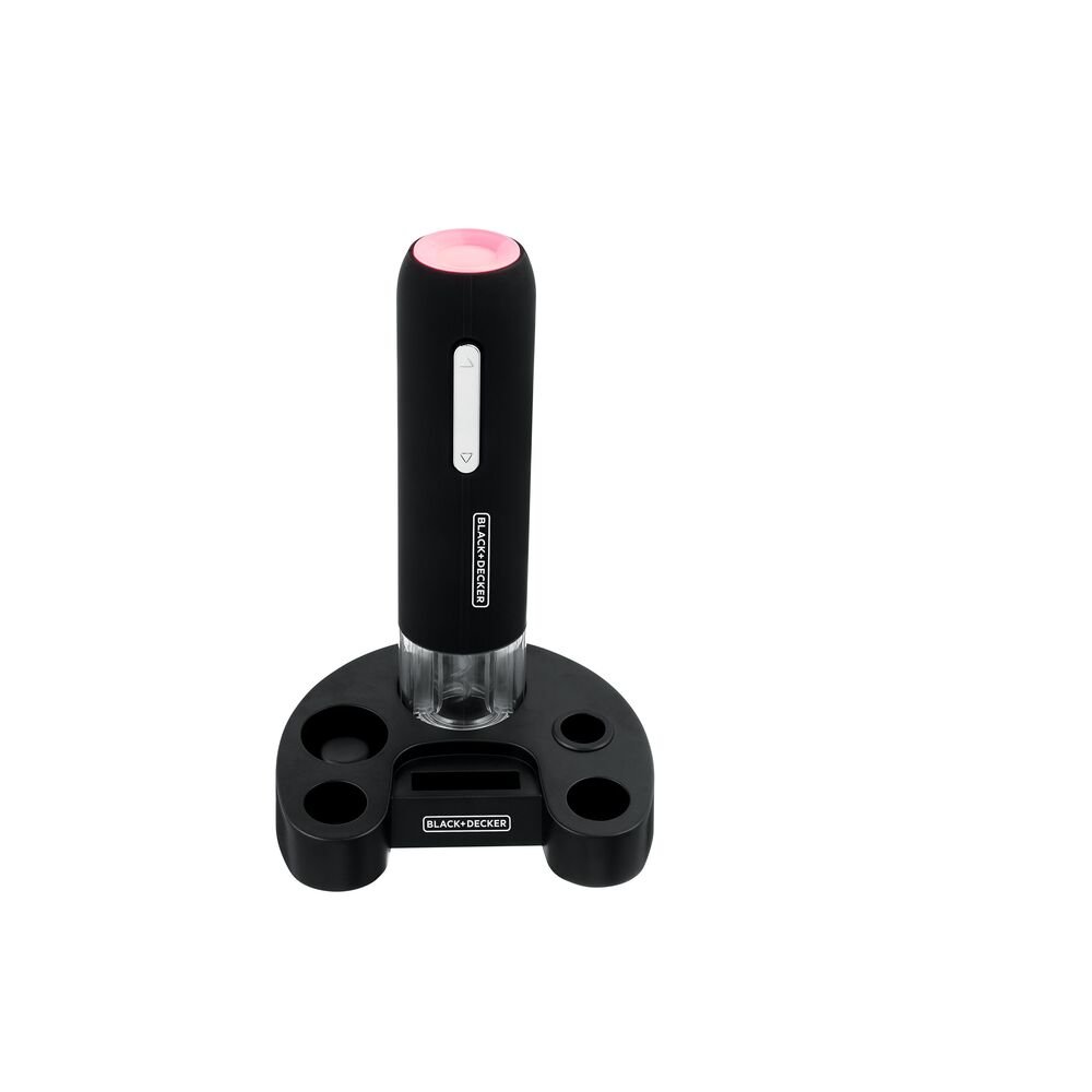 Kit Abridor de Vinho Recarregável com entrada Usb e Com Preservador Black+Decker W20BR