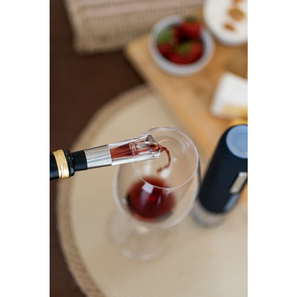 Kit Abridor de Vinho Recarregável com entrada Usb e Com Preservador Black+Decker W20BR