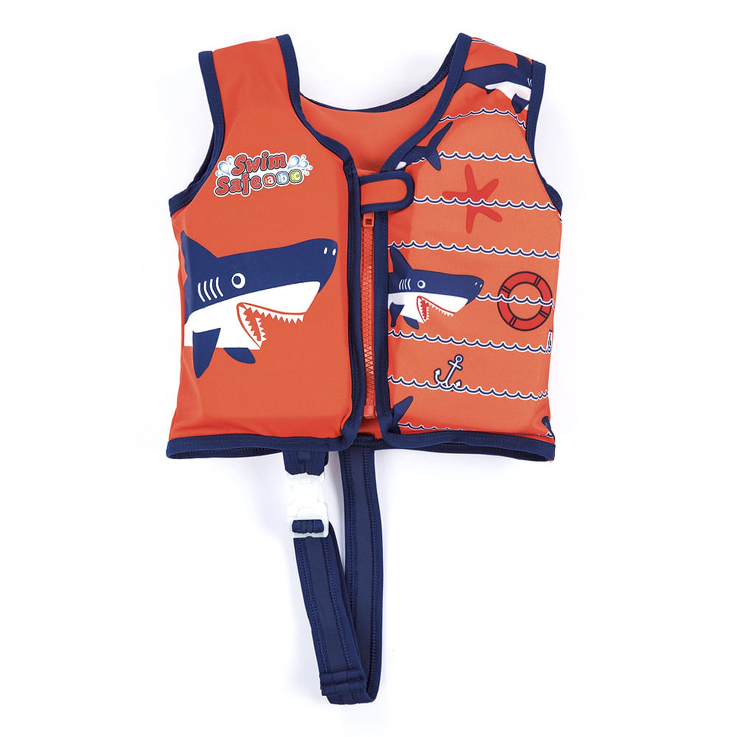 Colete Com Espuma Flutuador Pequeno/Medio Laranja Bestway