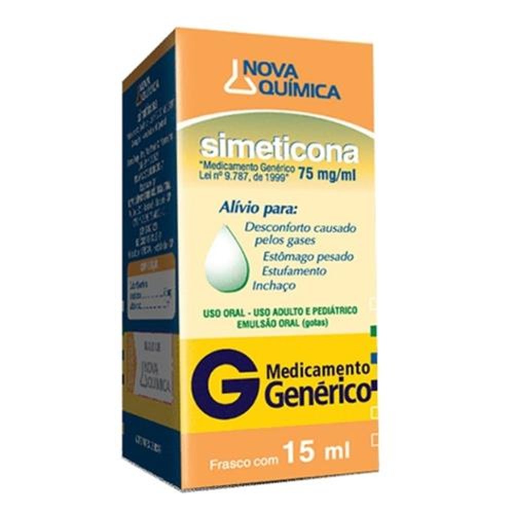Simeticona 75Mg Gotas 15Ml - Nova Química
