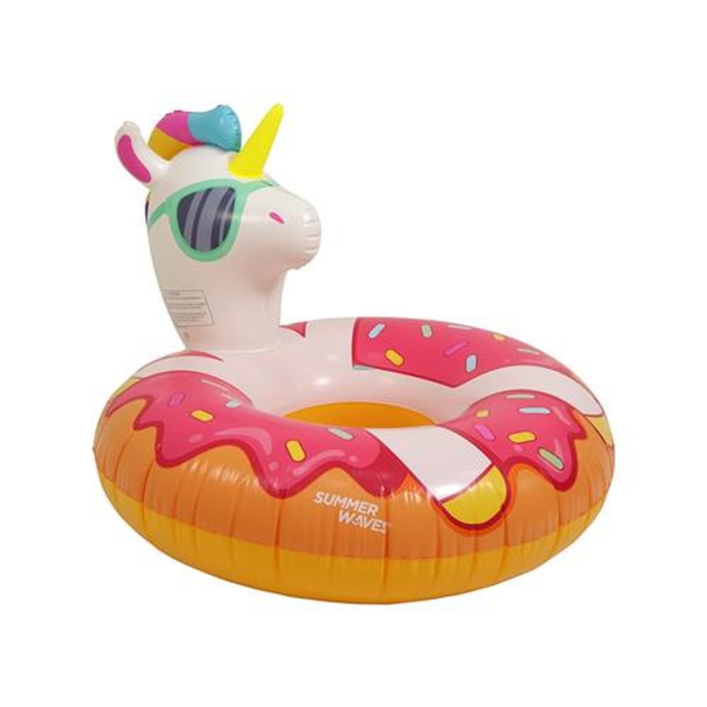 Boia Inflavel Circular Donut Unicornio Summer Waves