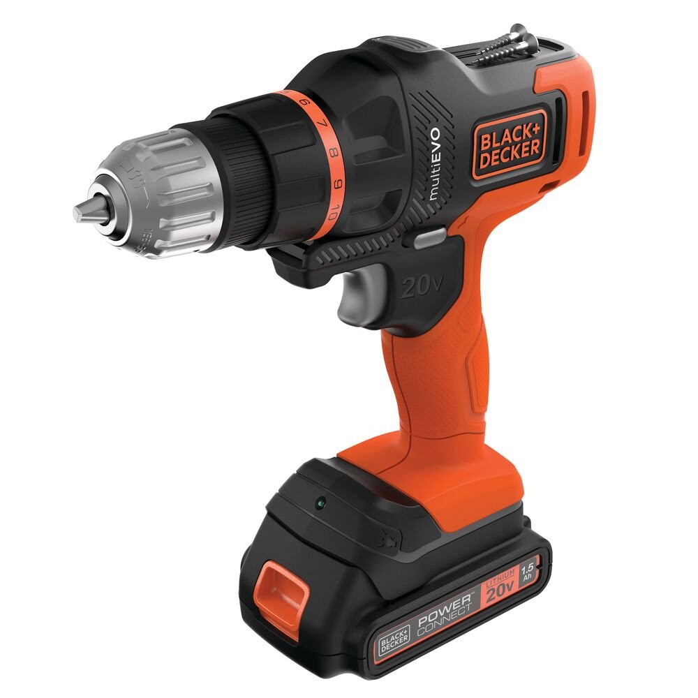 Jogo de Ferramentas 20V Matrix com 6 Cabeçotes Combinados Black+Decker MTX20K6ABR Bivolt