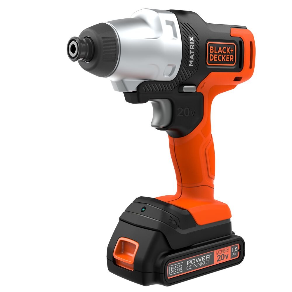 Jogo de Ferramentas 20V Matrix com 6 Cabeçotes Combinados Black+Decker MTX20K6ABR Bivolt