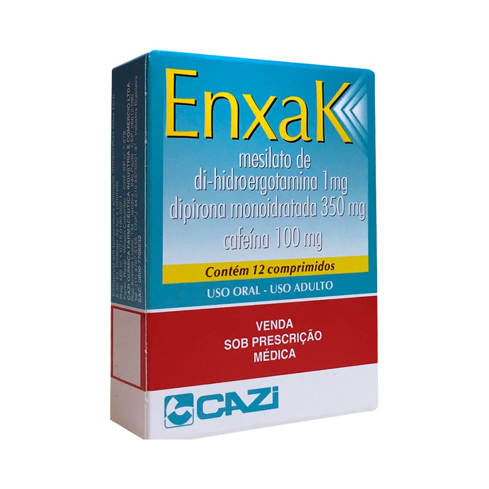 Enxak 1-350-100Mg Com 12 Comprimido - Cazi