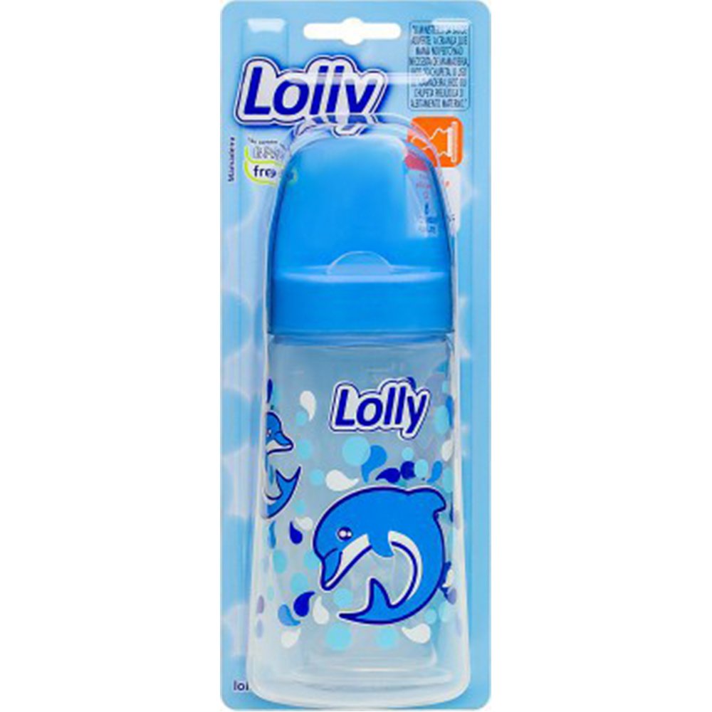 Mamadeira Lolly Big Oceano 330ml Azul