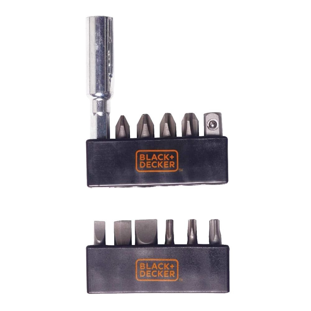 Parafusadeira a Bateria 1/4" - 6,35mm 4.8V com Led 15 Acessórios + Estojo Black+Decker KC4815KBR