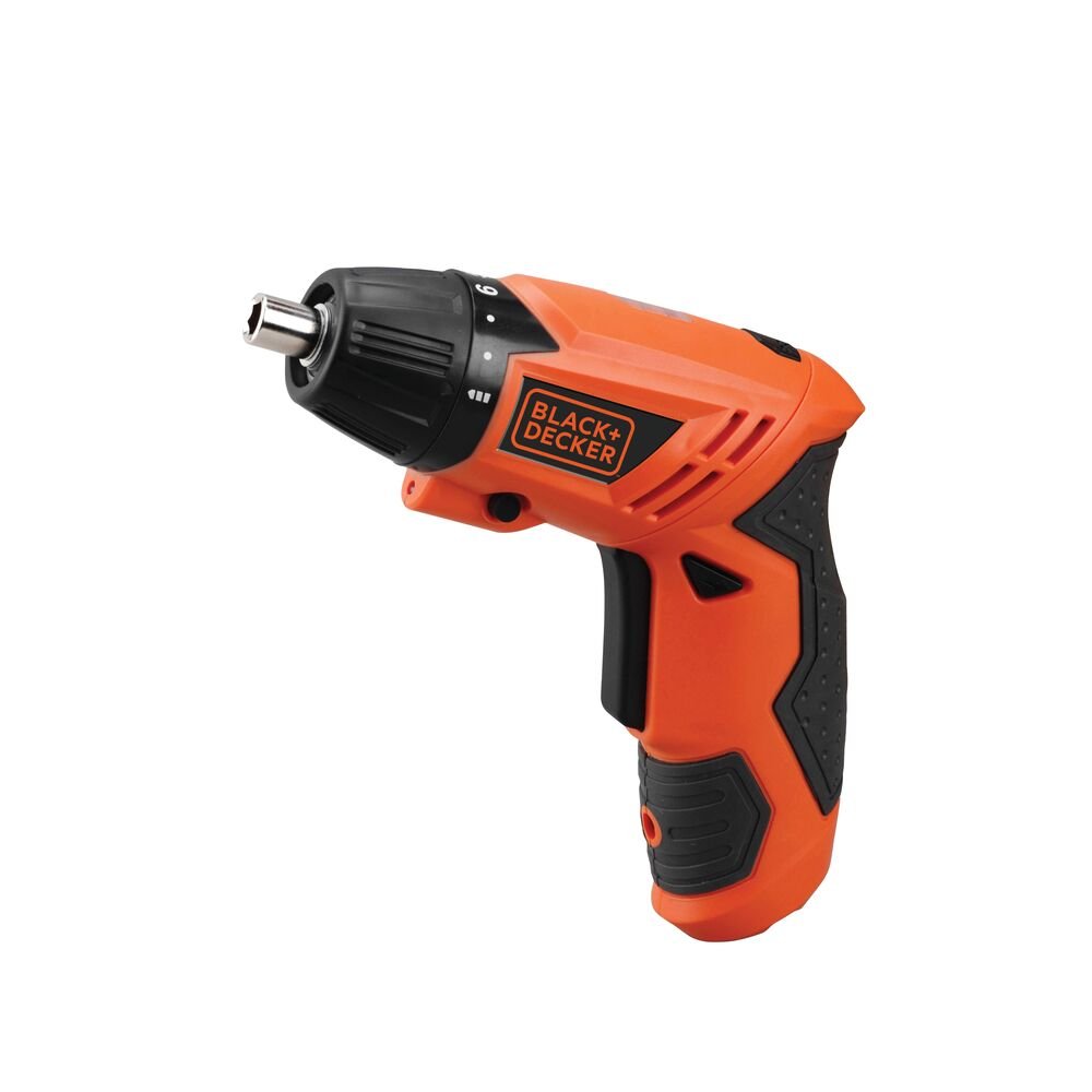 Parafusadeira a Bateria 1/4" - 6,35mm 4.8V com Led 15 Acessórios + Estojo Black+Decker KC4815KBR