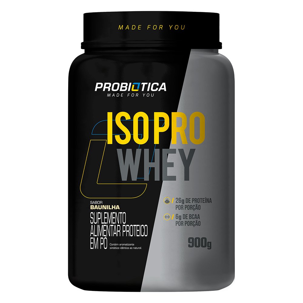 Iso Pro Whey Pote 900G Baunilha