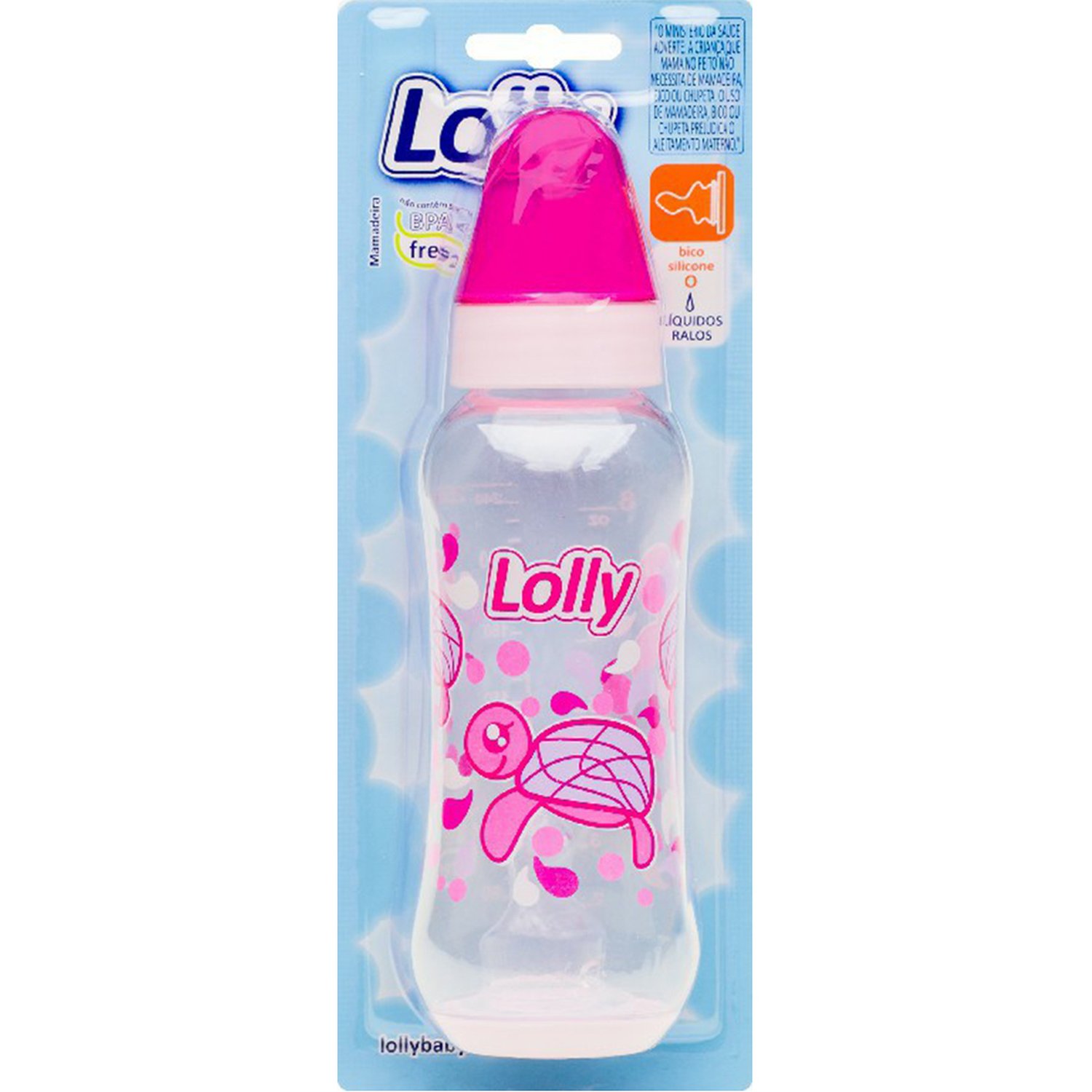 Mamadeira Oceano 250Ml Bico de Silicone Ortodôntico Feminino 0 meses mais