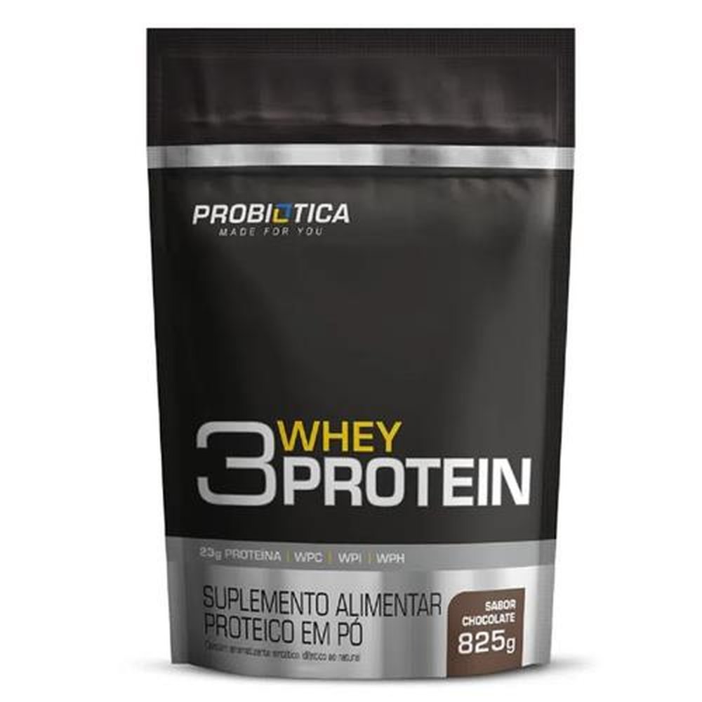 3 Whey Protein Refil 825 G Chocolate
