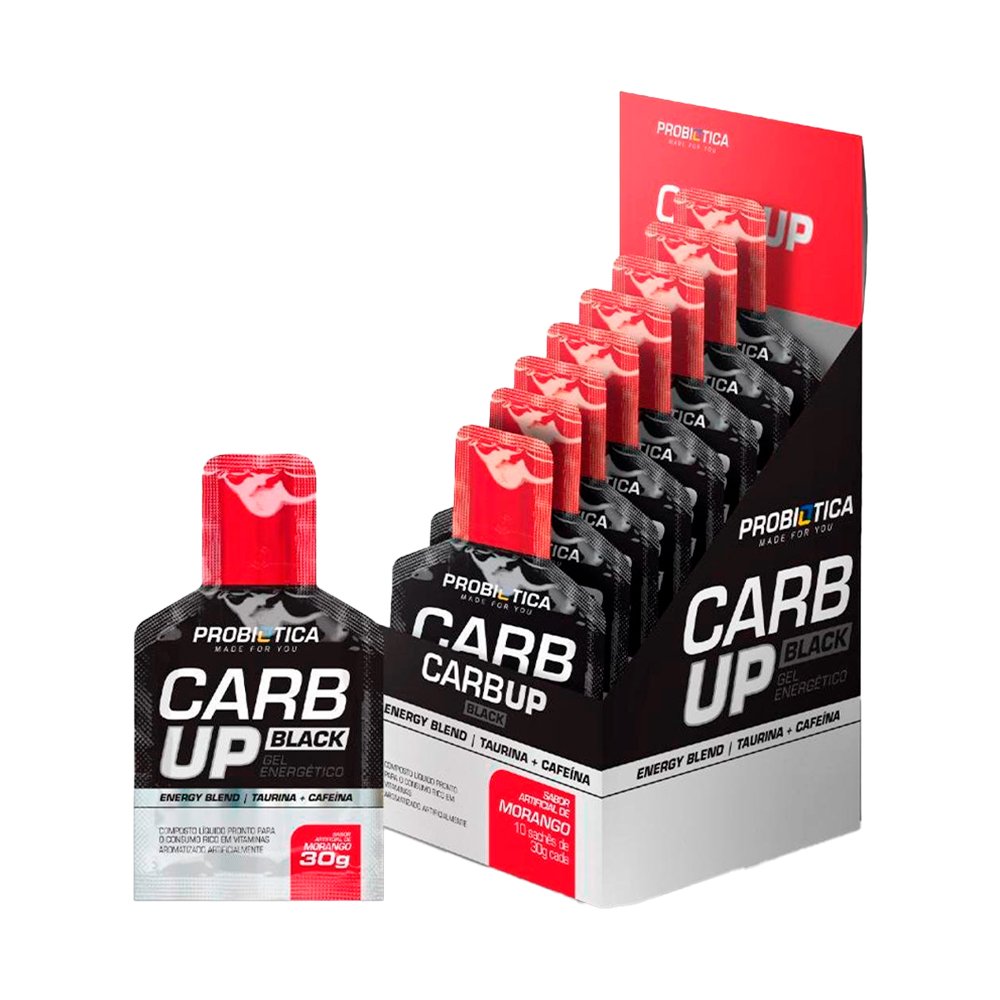 Gel Super Morango Probiotica Carb Up 10x30g