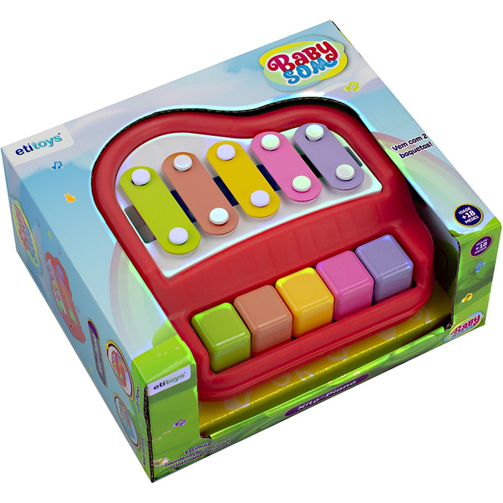 Xilofone Com Teclado - Etitoys