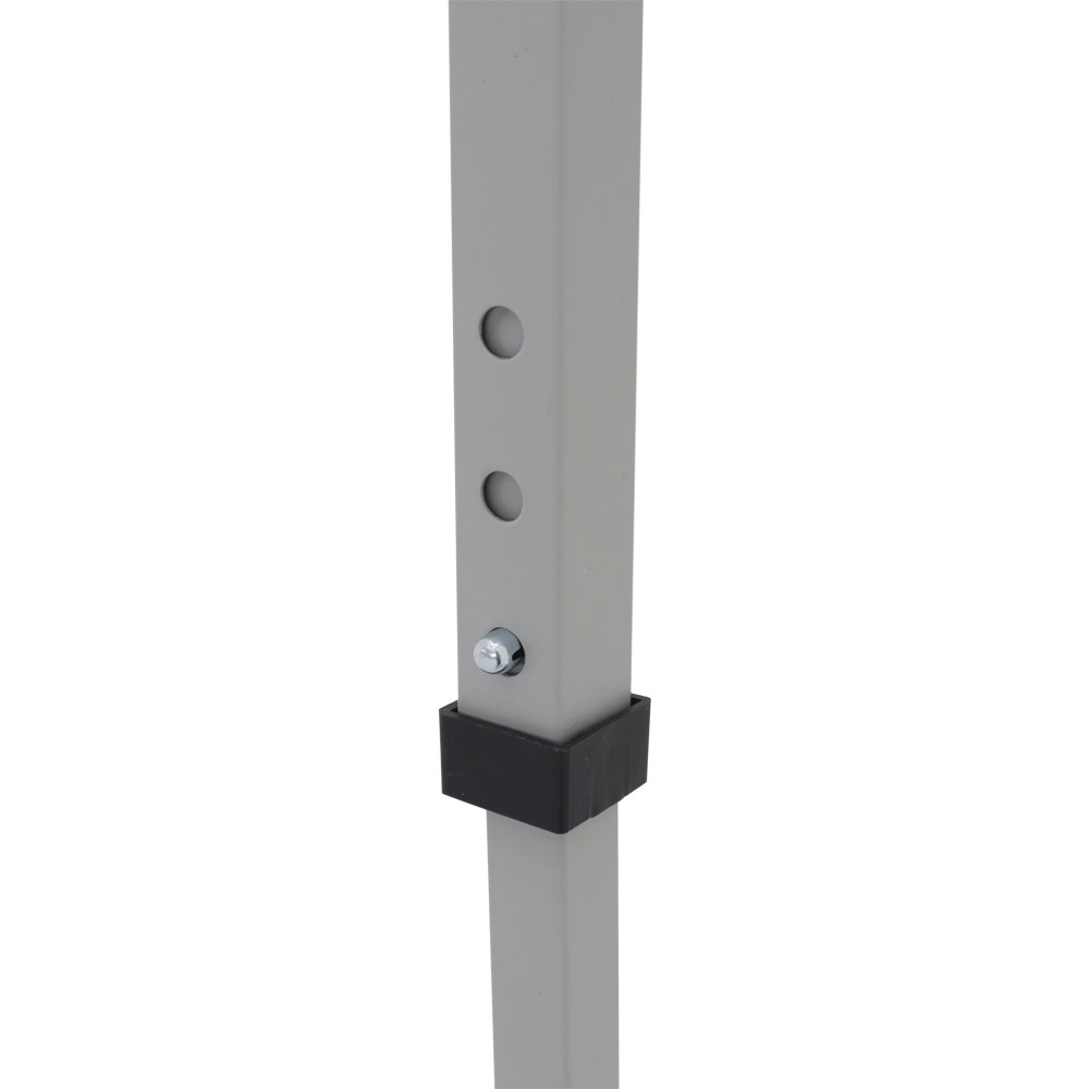 Tenda Gazebo Dobrável 3 m x 3 m Poliéster Preta Bel