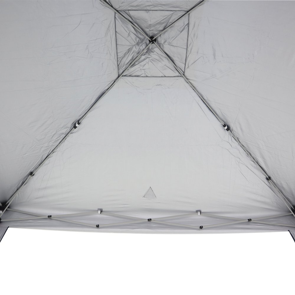 Tenda Gazebo Dobrável 3 m x 3 m Poliéster Preta Bel