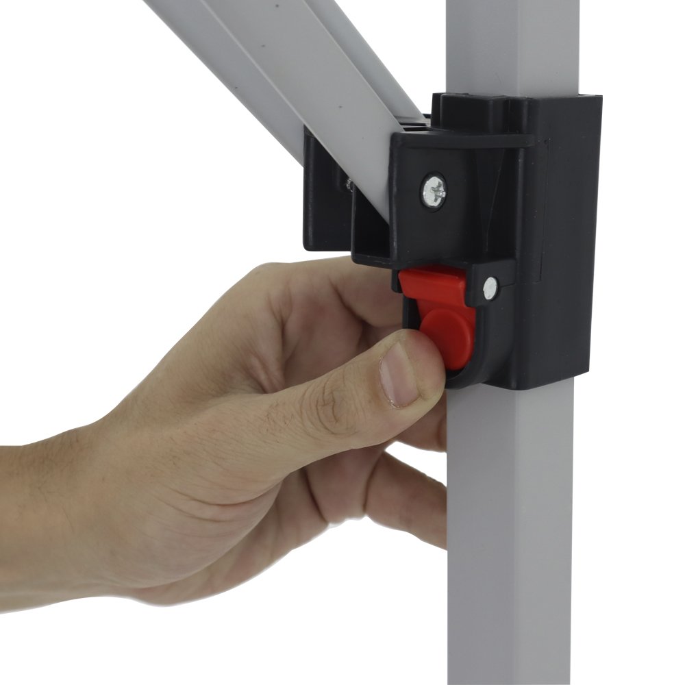 Tenda Gazebo Dobrável 3 m x 3 m Poliéster Preta Bel