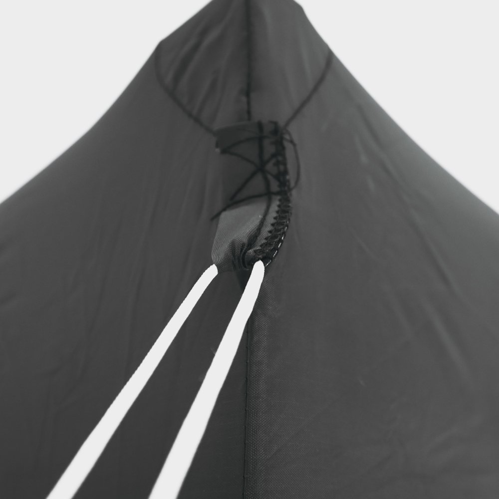 Tenda Gazebo Dobrável 3 m x 3 m Poliéster Preta Bel