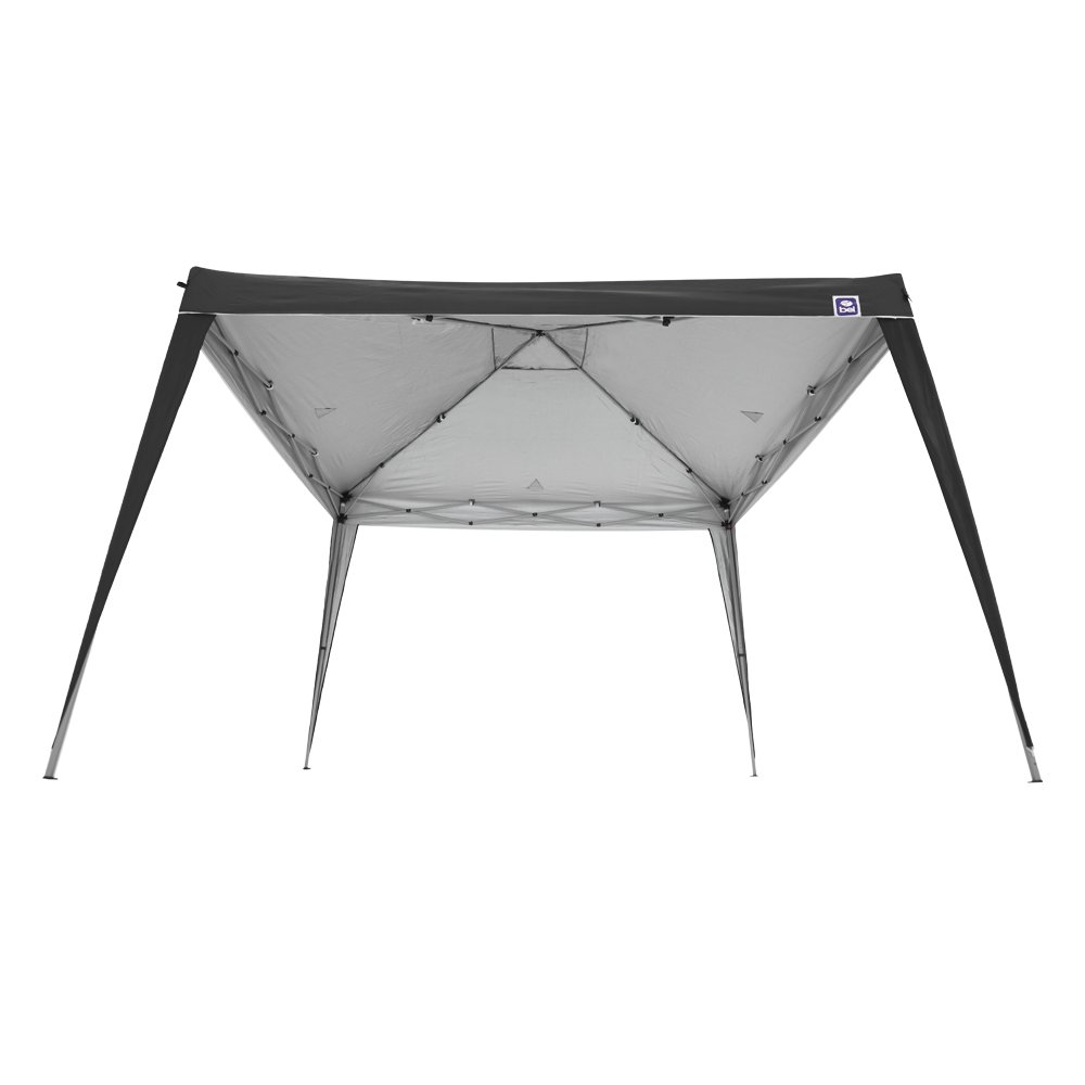 Tenda Gazebo Dobrável 3 m x 3 m Poliéster Preta Bel