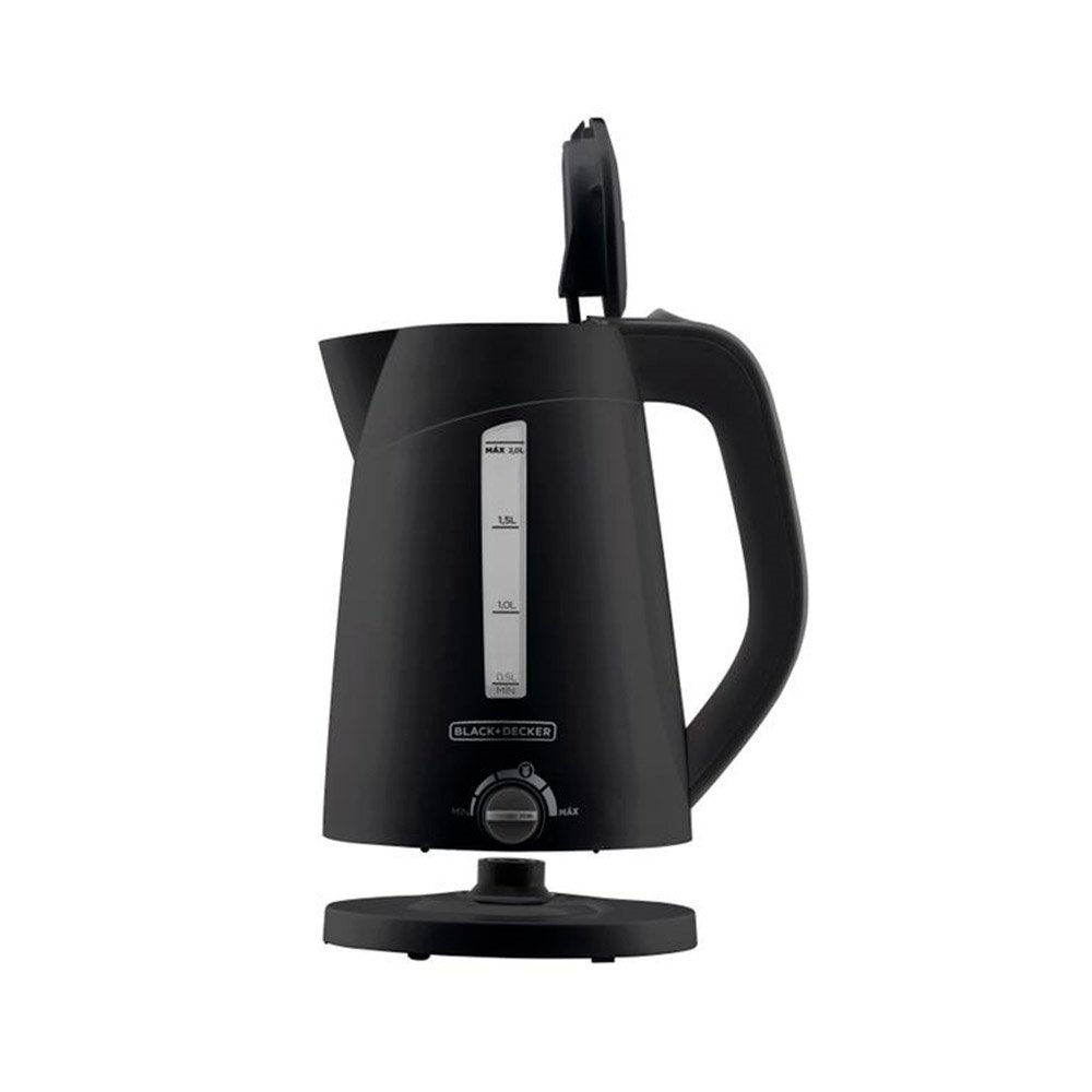 Chaleira Elétrica Black & Decker K2200 | 2 Litros, Seletor de Temperatura, Preto/Inox, 220V