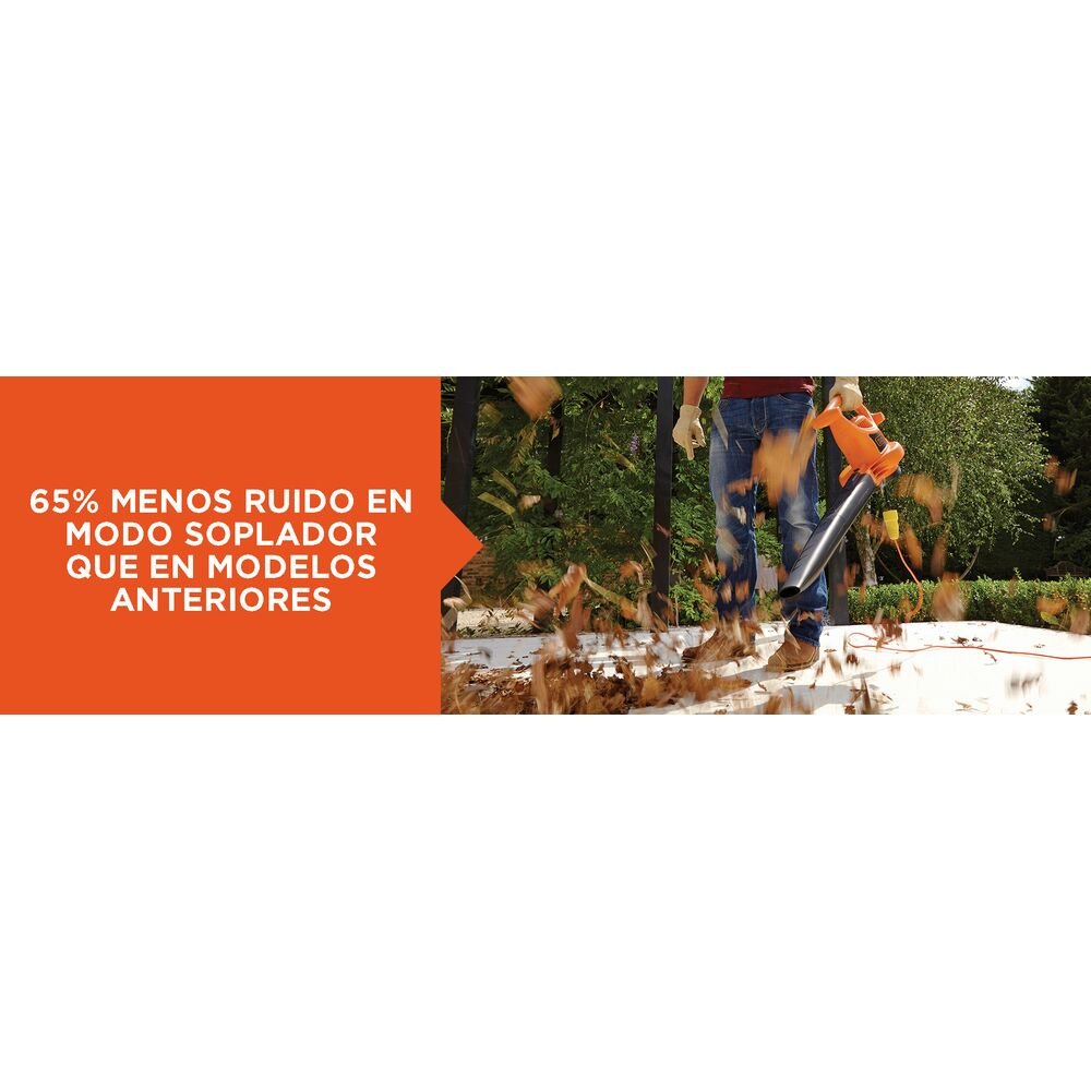 Aspirador Soprador Elétrico 2500W Black+Decker BV25BR 127V